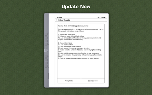 📢 Penstar System Update v1.00.39: Smarter Notes, New Tools &amp; More!